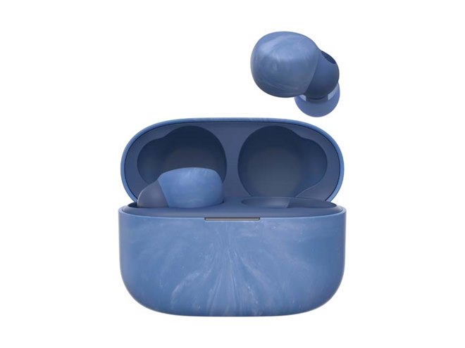 ソニー、完全ワイヤレスイヤホン「LinkBuds S」の新色アースブルーを