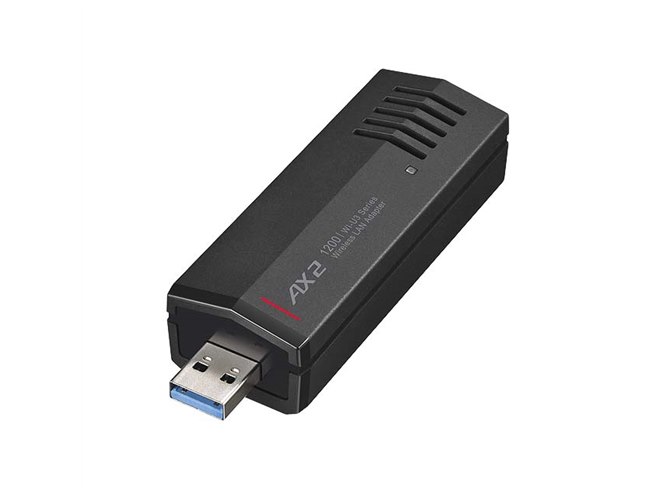 バッファロー、USB接続のWi-Fi 6対応アダプター「WI-U3-1200AX2I
