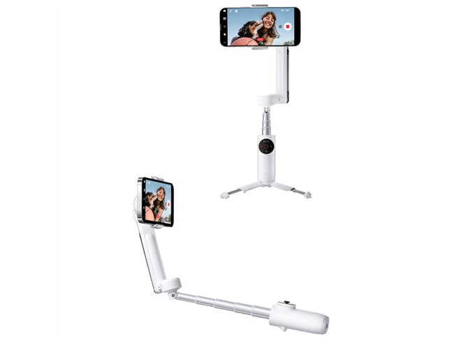 Insta360、手ブレ補正とAI追跡に対応したスマートフォン用ジンバル