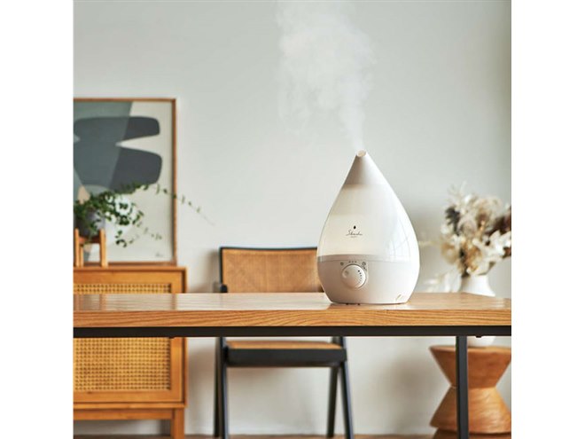 アピックス、ハンドル形状を見直した超音波加湿器「SHIZUKU」2023年