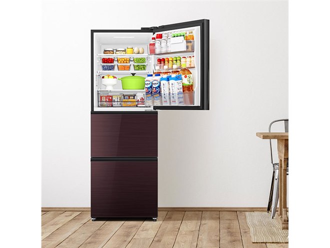 ハイセンス、セレクトゾーンを搭載した283Lの3ドア冷蔵庫「HR-G280HBR