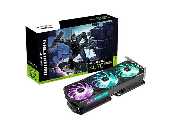 玄人志向、「GeForce RTX 4070 Ti SUPER」を搭載したビデオカード
