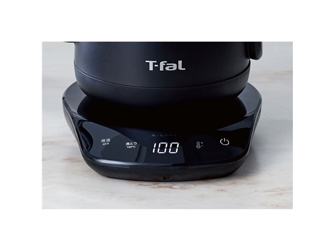 ティファール、8段階で温度設定できる電気ケトル「カフェ ロック