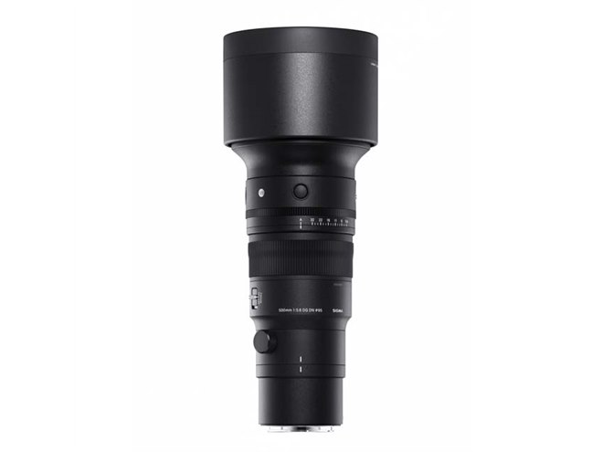 シグマ、ミラーレス用超望遠単焦点レンズ「SIGMA 500mm F5.6 DG DN OS
