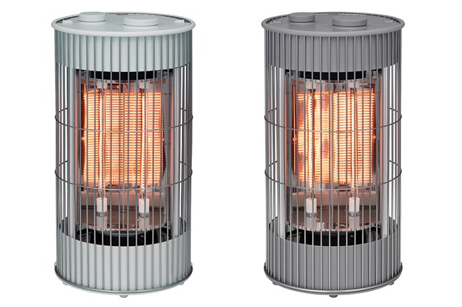 屋外でも使える電気ストーブが12月中旬発売、衣類スチーマーのSサイズ