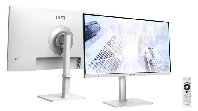 MSI、Google TV搭載のビジネス向け27型4Kディスプレイ「Modern