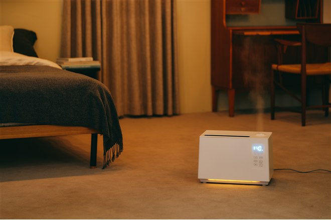 シロカ、衛生面や省エネ性能を高めたハイブリッド加湿器「加熱超音波式