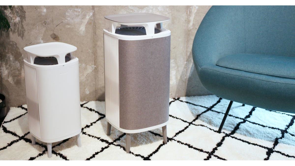 ハウスダストを磁石のように引き寄せて除去するブルーエアの空気清浄機