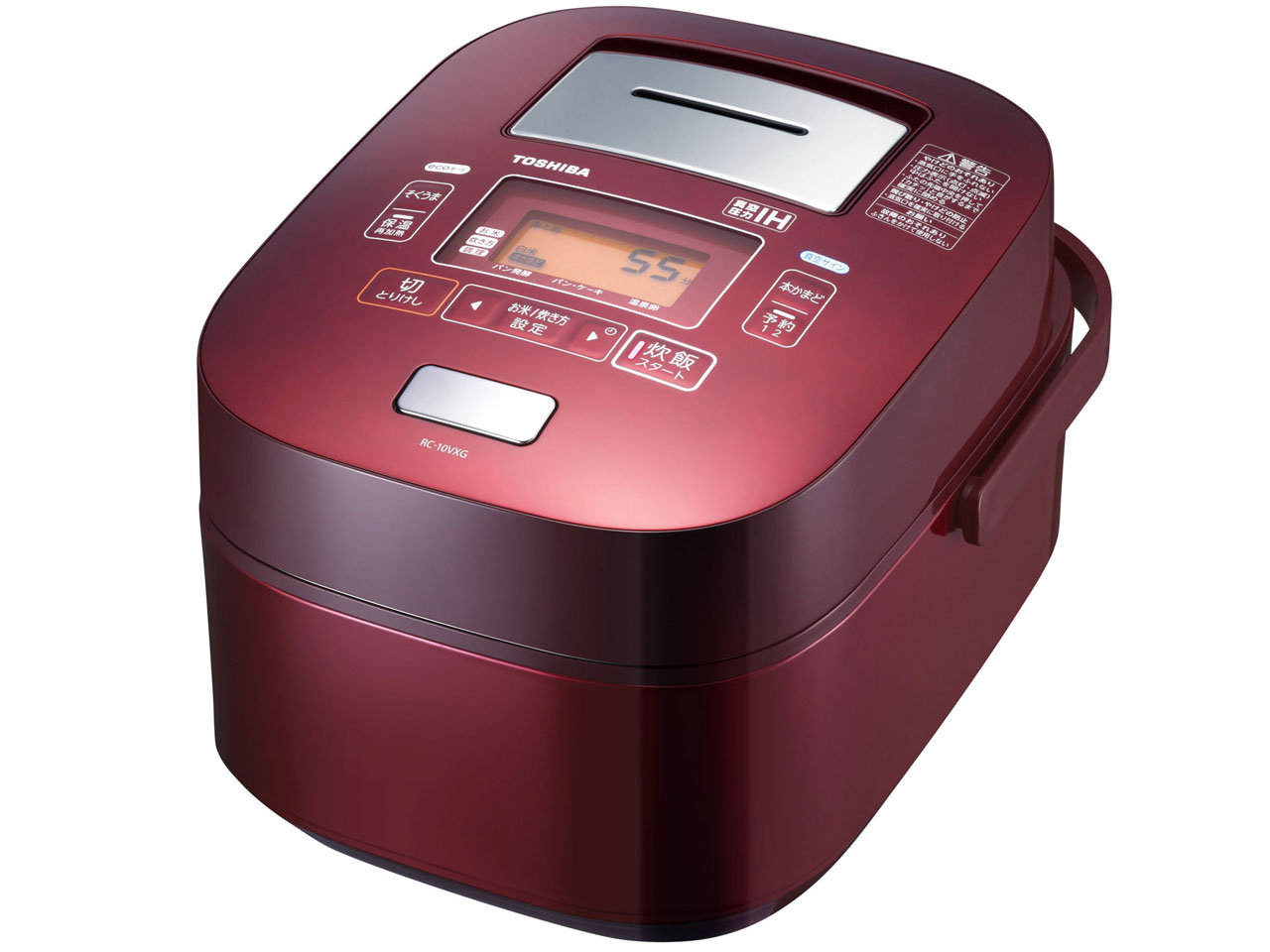 東芝 真空圧力 かまど炊き RC-10VXG(R) [グランレッド] 価格比較