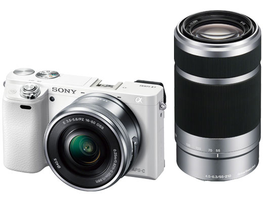 SONY α6000 ILCE-6000Y ダブルズームレンズキット [シルバー] 価格比較