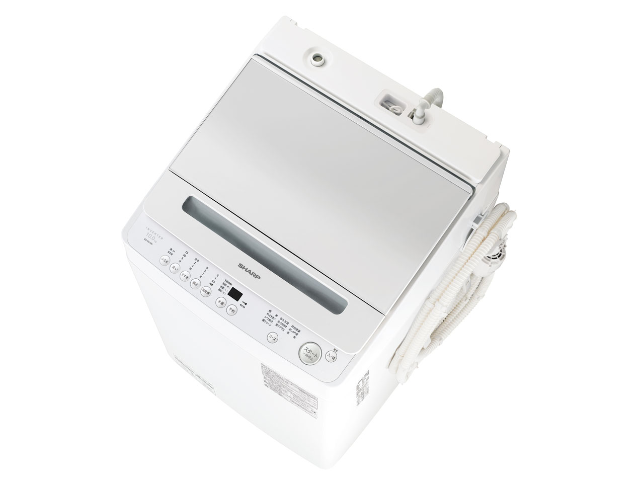 シャープ 穴なし槽 ES-GV10H-S [シルバー系] 価格比較 - 価格.com