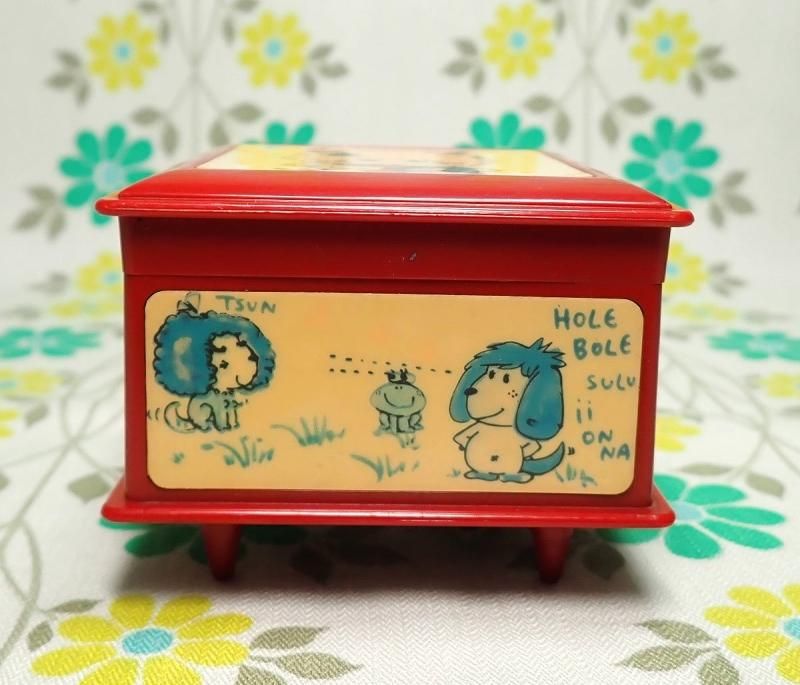 昭和レトロファンシー 水森亜土 オルゴール付き 小箱 - USA＆レトロ