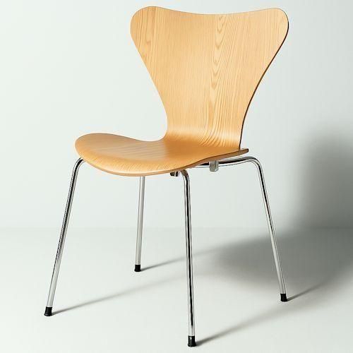 アルネ・ヤコブセン/SevenChairセブンチェアクロームレッグ【タイプO