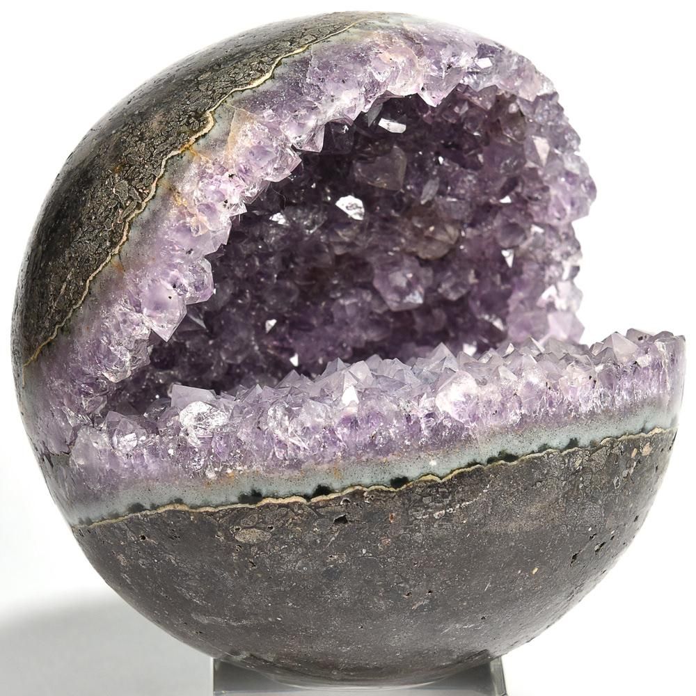 ブラジル産 アメジスト 笑口 丸玉 90mm #PL121 - プレミアム天然石専門