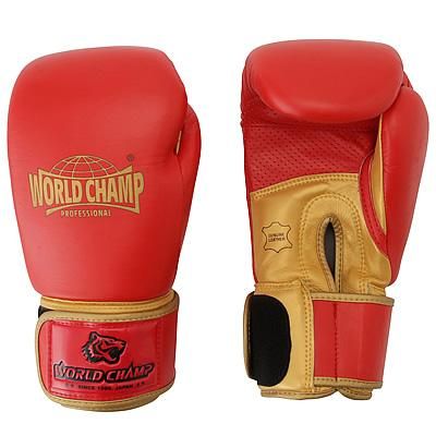 ワールドチャンプ ニュー 本革ボクシンググローブ - 格闘技用品