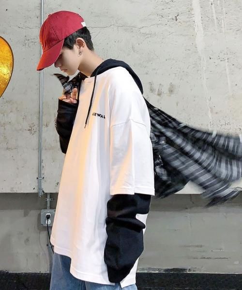 neos/ネオス】AIRWALK エアウォーク ルーズシルエット 切替 ロングT