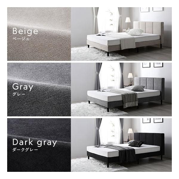 RASIK】ファブリックベッド 布張り すのこベッド EIRA【エイラ】ベッド