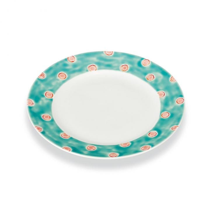 6.5号プレート 水玉 / 岡田絹代 化粧箱入り - 和食器の通販なら九谷焼