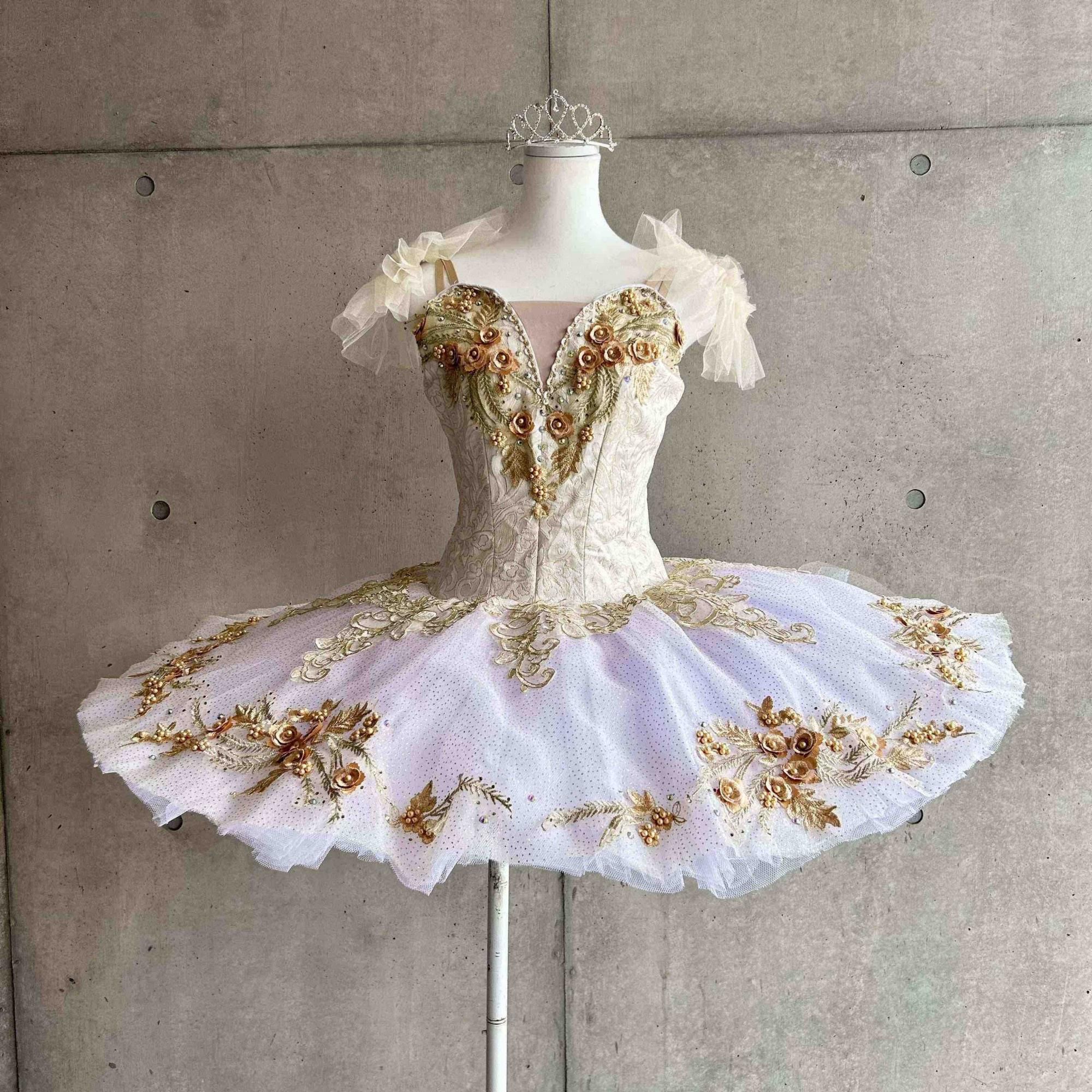 バレエ 衣装 チュチュ 種類 大人 ホワイト 白 バレエ発表会 コンクール