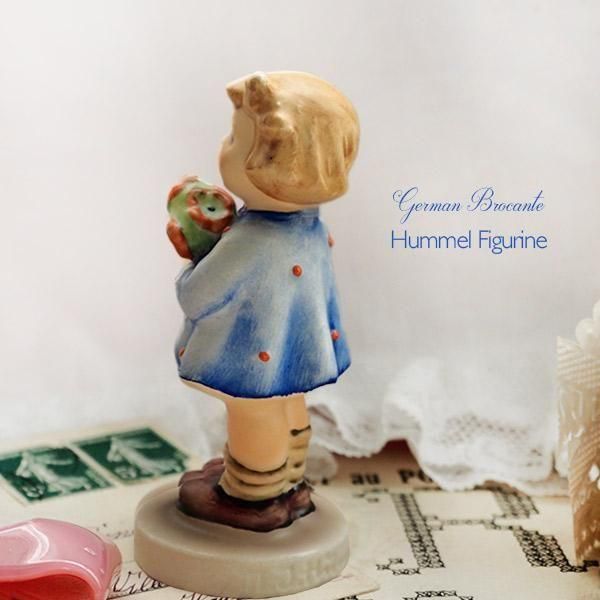 ドイツ ヴィンテージ 陶器人形 花束を持つ少女 フンメル人形 フィギュ
