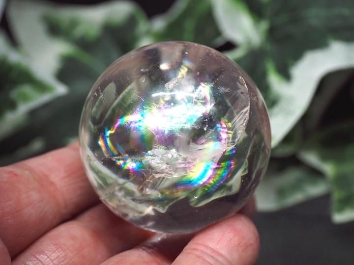 極上AAAAA☆透明感抜群！アイリス【虹の女神】入りレムリアンシード