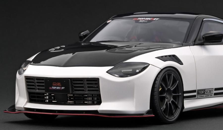 IG3381 1/18 TOP SECRET Fairlady Z (RZ34) White - ig-model