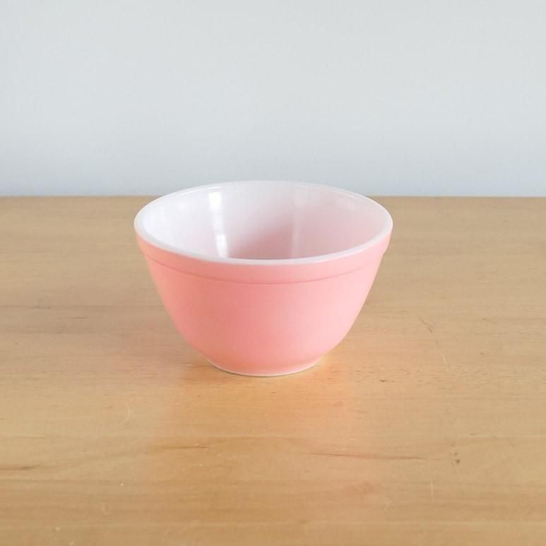 ☆3】オールドパイレックス ミキシングボウル ピンク Sサイズ