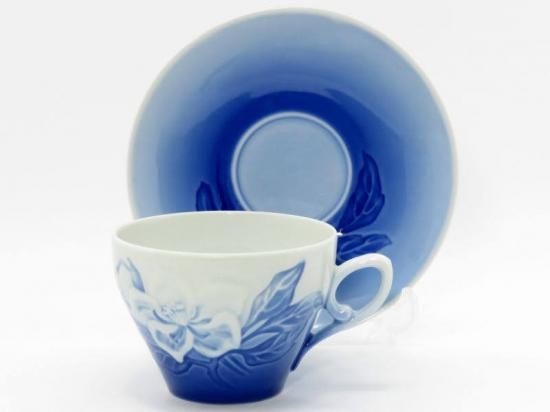 ビングオーグレンダール カップ＆ソーサー□クリスマスローズ C&S 5客