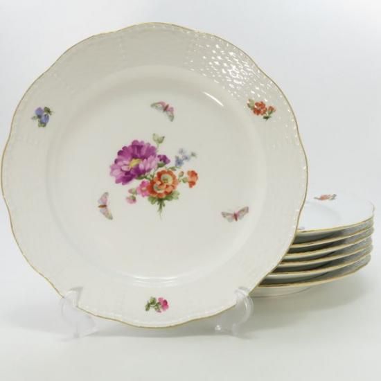 KPMベルリン プレート□フラワーブーケ ベーシックフラワー ディナー