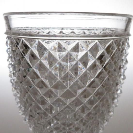 オールド バカラ グラス ○ ダイヤモンドビゾー ワイン グラス 12cm