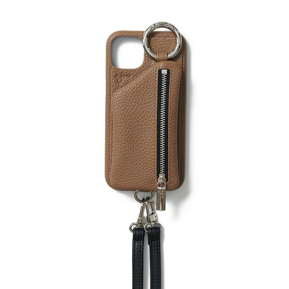 cadenas zipphone case | iPhone15ProMax / brown - ajew