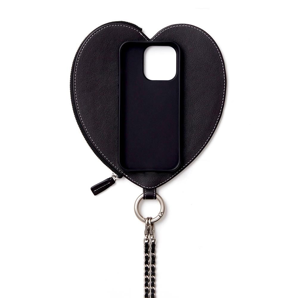 dress HEART | iPhone15Pro / black - ajew