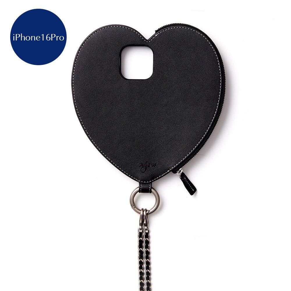 dress HEART | iPhone16Pro / black - ajew