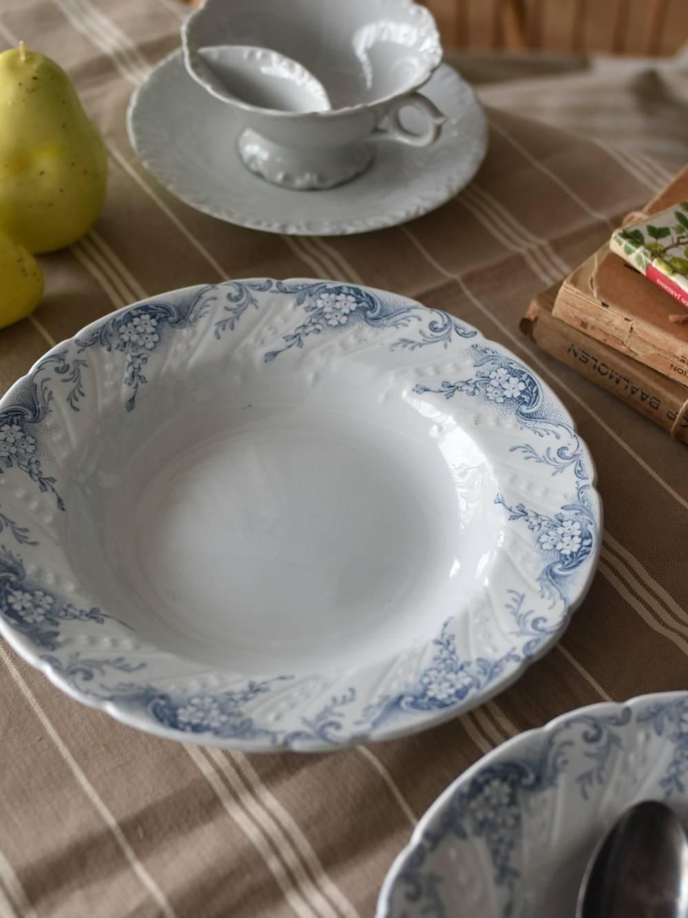 フランスアンティーク食器 Luneville ANGELE.深皿C テーブルウェア