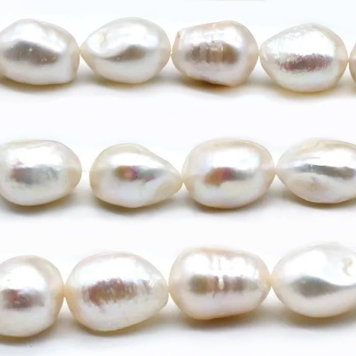 厳選大粒 バロック淡水パール | ホワイト系 - 夢源【公式】通販