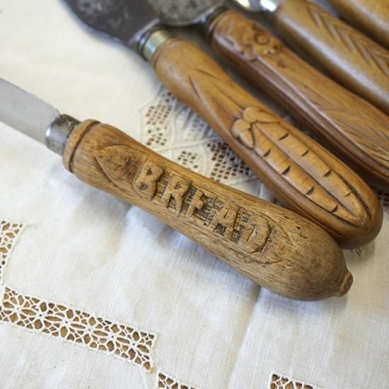 イギリス ヴィンテージ ブレッドナイフ カービング BREAD A - drop