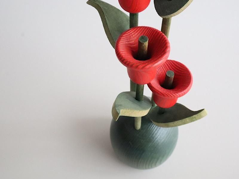 aarikka アーリッカ 花のオブジェ(チューリップ)- 北欧雑貨、北欧