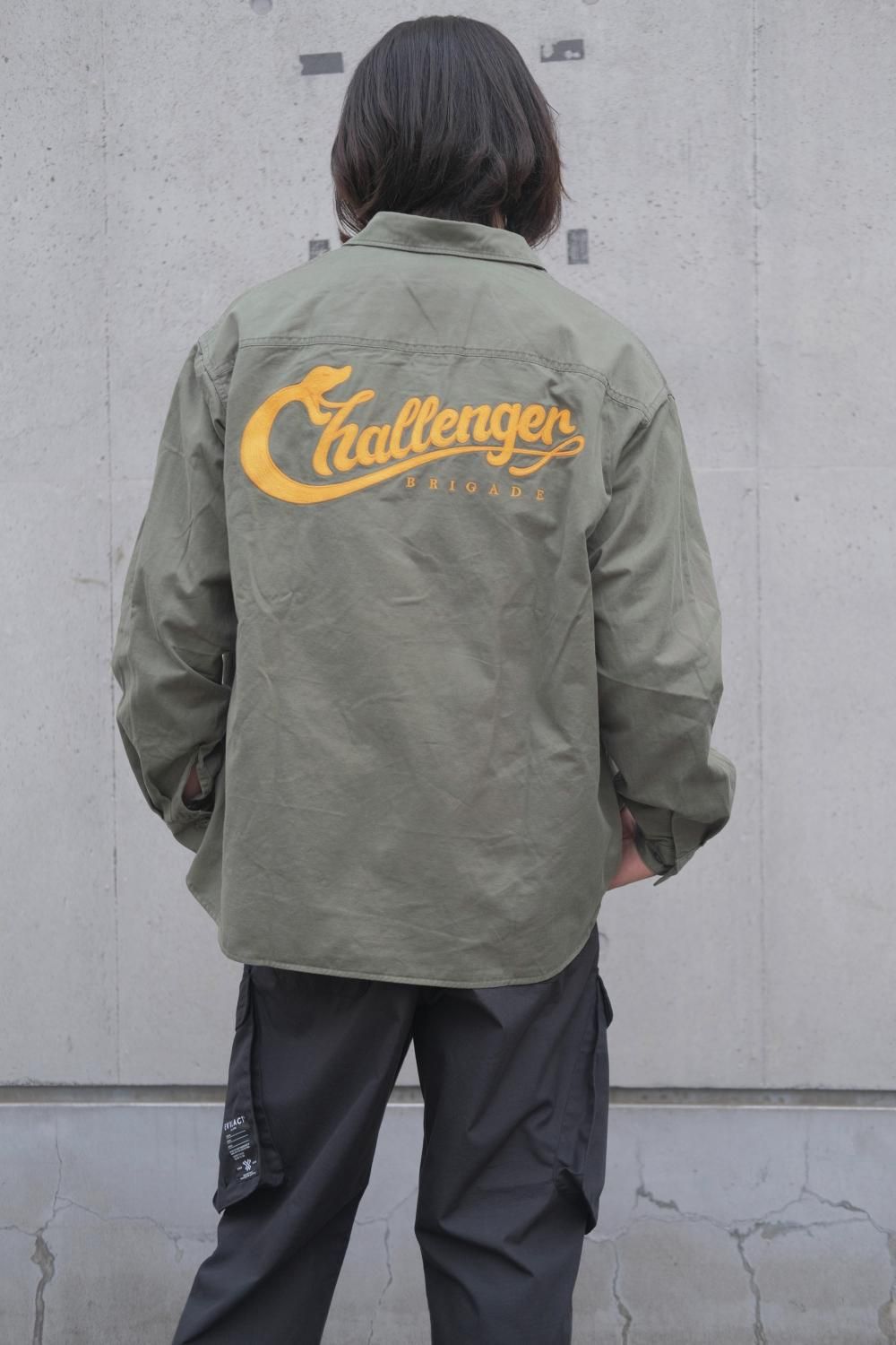 CHALLENGER チャレンジャー SNAKING LOGO WORK SHIRT スネークロゴ