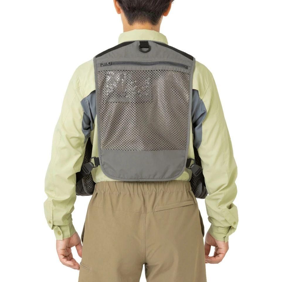 シマノ ストリームメッシュベスト VE-066V グレー | n-VISION