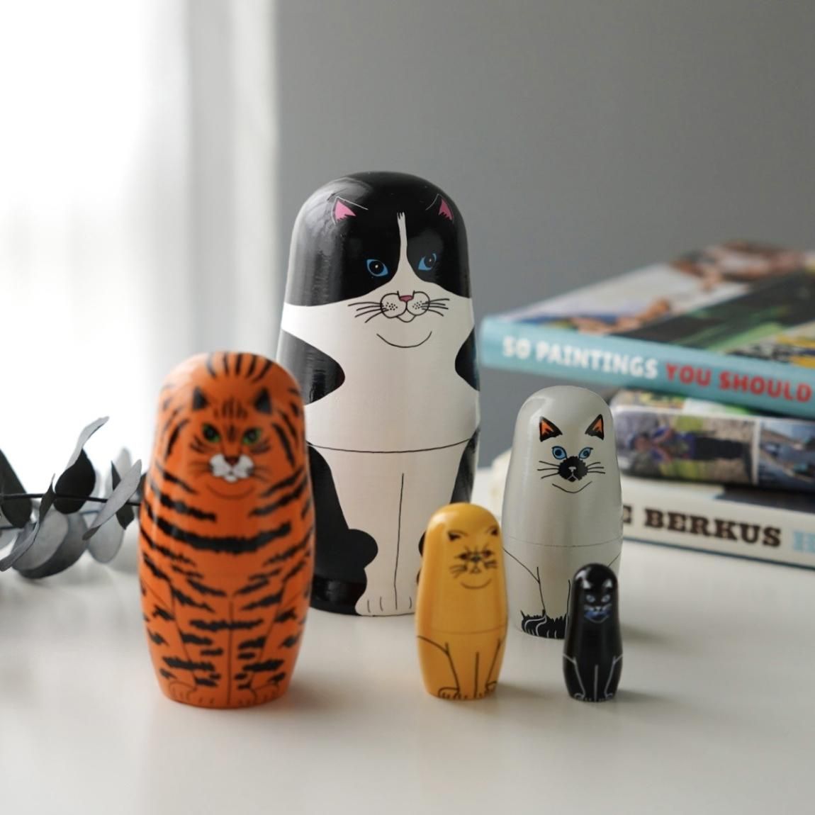 猫のマトリョーシカ | フィーライン ファイブ | Feline 5 | MIDORI