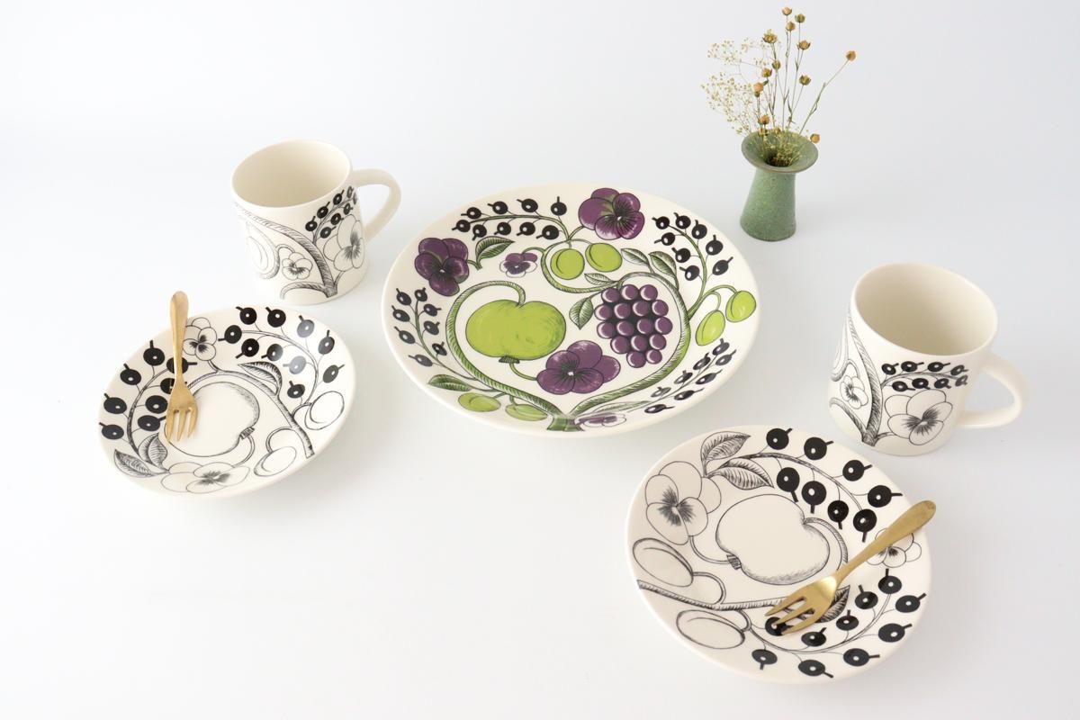 アラビア｜パラティッシ ｜プレート｜16.5cm｜ブラック｜磁器｜ARABIA