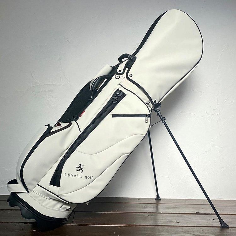 Lahella golf】Big zipperキャディバッグ