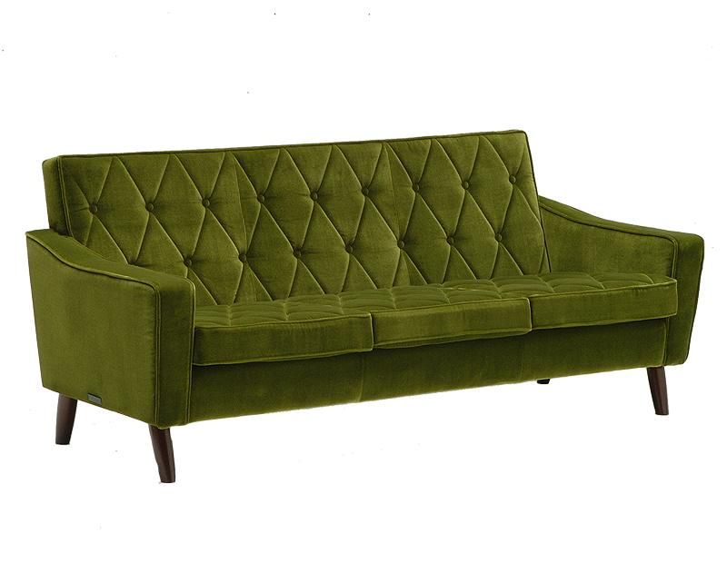 カリモク60 ロビーチェア3シーターモケットグリーン | Plain Table