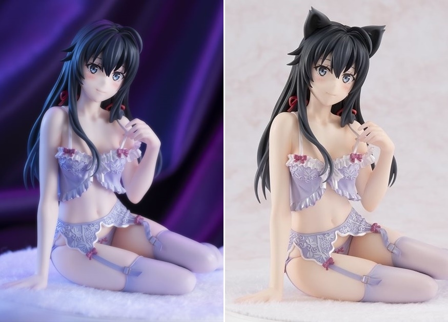 俺ガイル』雪ノ下雪乃がランジェリー姿でスケールフィギュア化