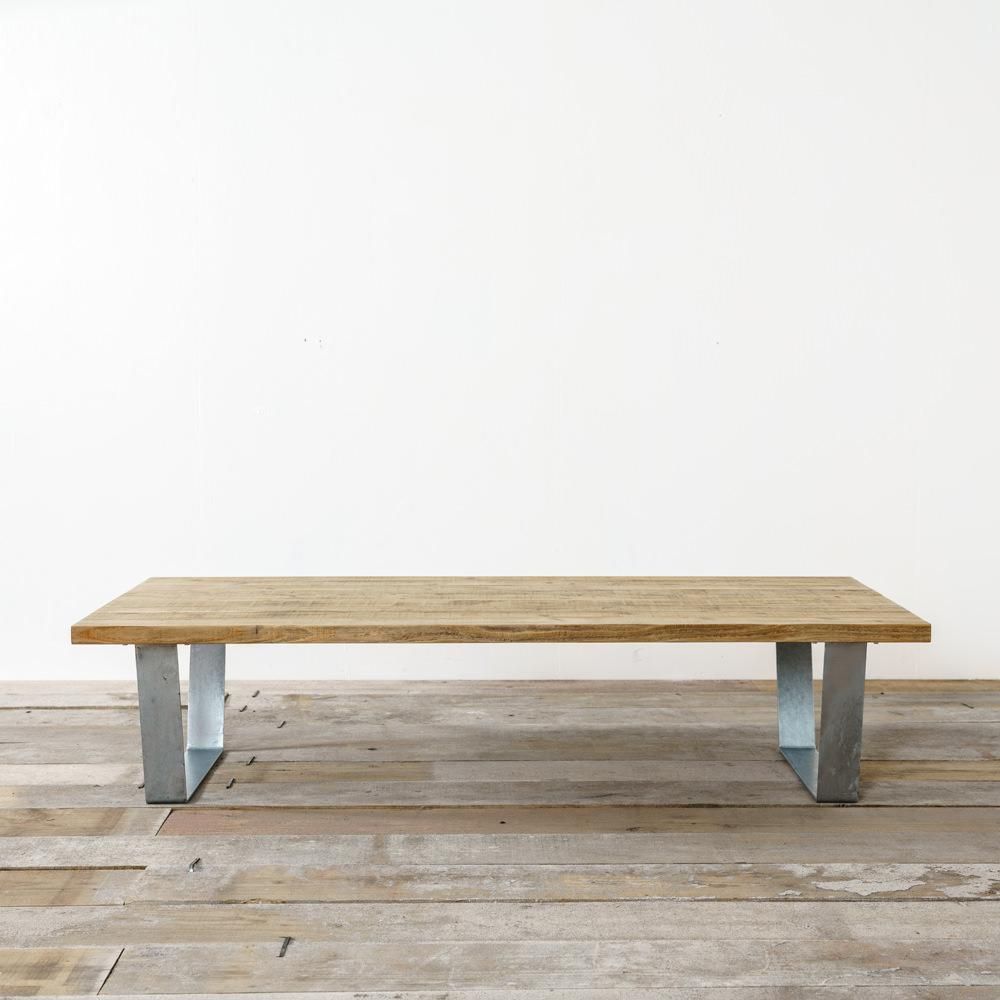 GN】無垢古材 ローダーレッグローテーブル - DICHOTOMIC ディコ