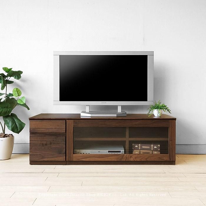 テレビ台 ガラス扉 引き出し ユニットテレビボード 幅120cm