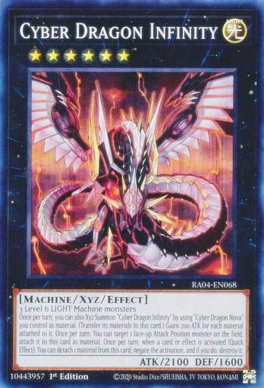 遊戯王 RA04-EN068 サイバー・ドラゴン・インフィニティ (英語版 1st