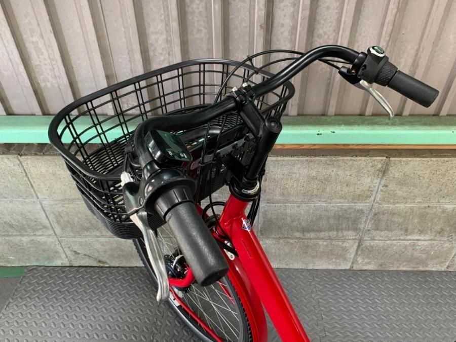 神戸在庫）電動自転車 ブリヂストン ステップクルーズ STPCLUZ 赤 大