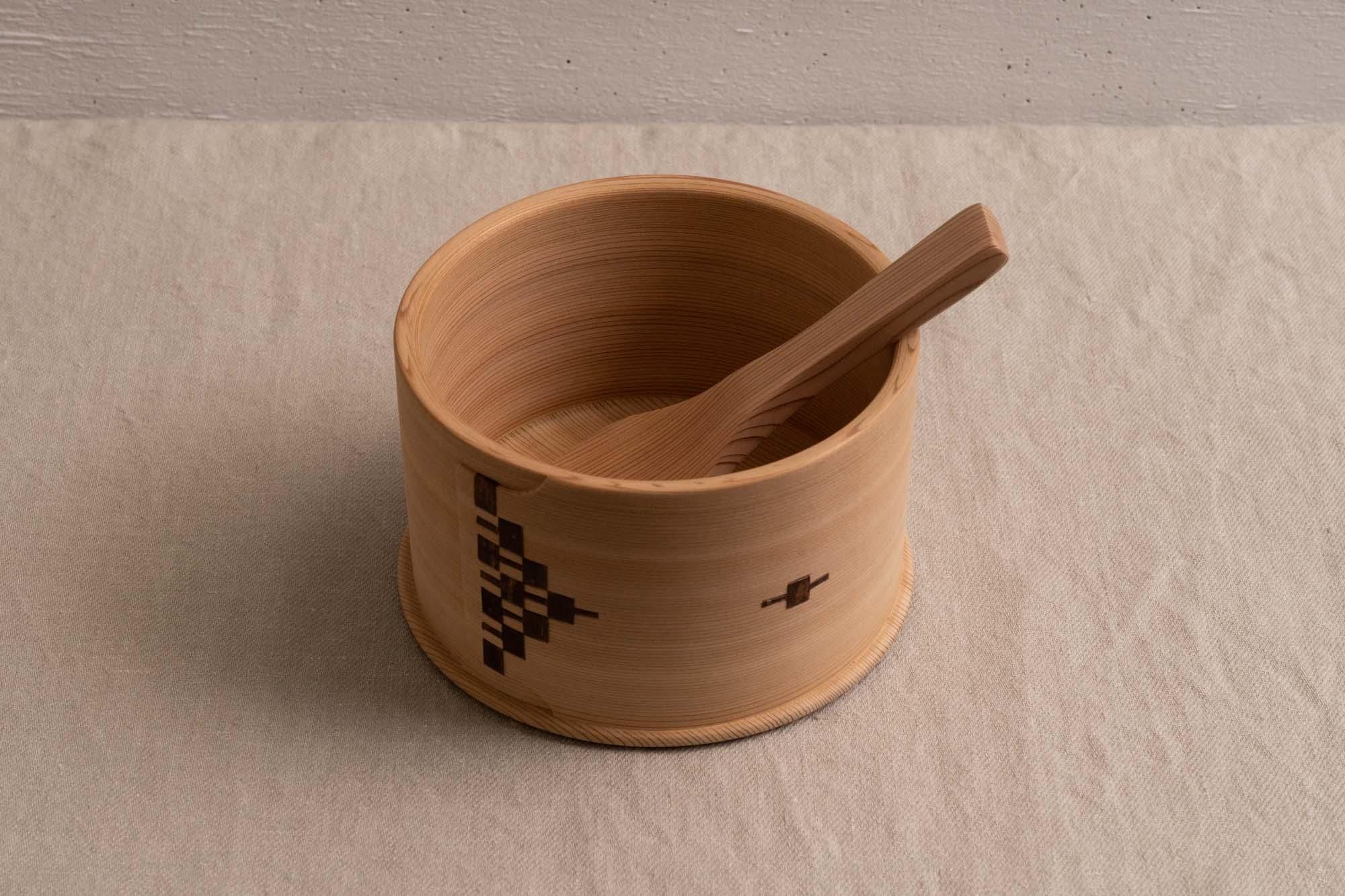 おひつ（5寸＝2合用）｜曲げわっぱ｜柴田慶信商店｜紡ぎ舎（つむぎや）