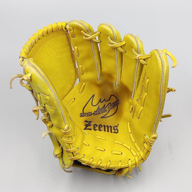 クリーニング済み (高校野球対応)】 ジームス 硬式グローブ / 投手用